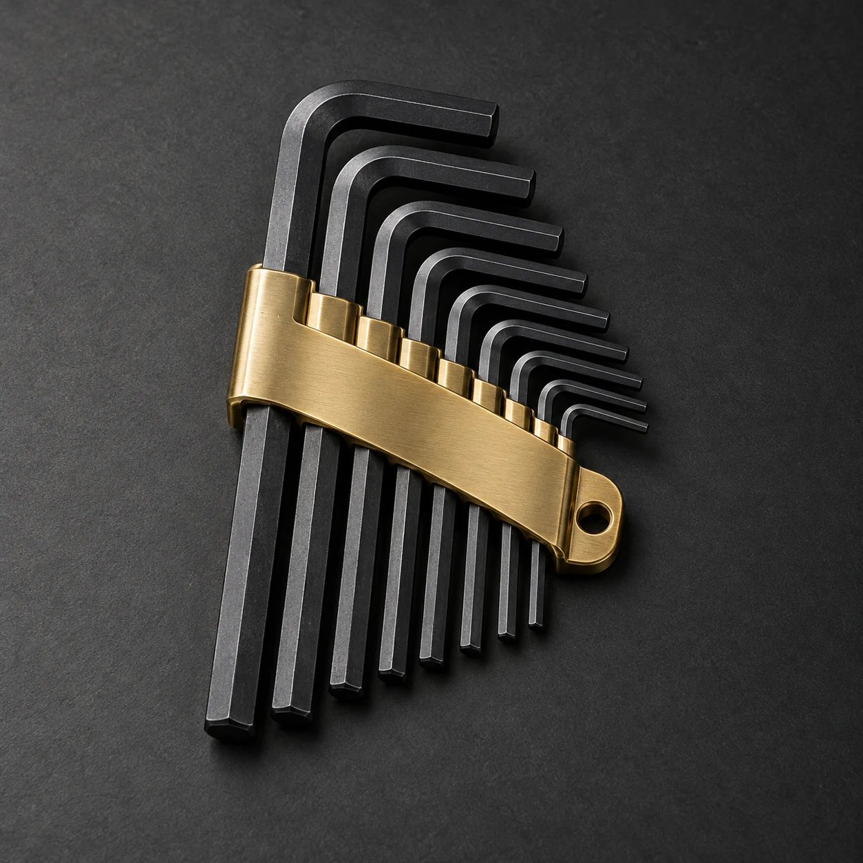 Nest Metric Hex Key Set in Black / Gold
