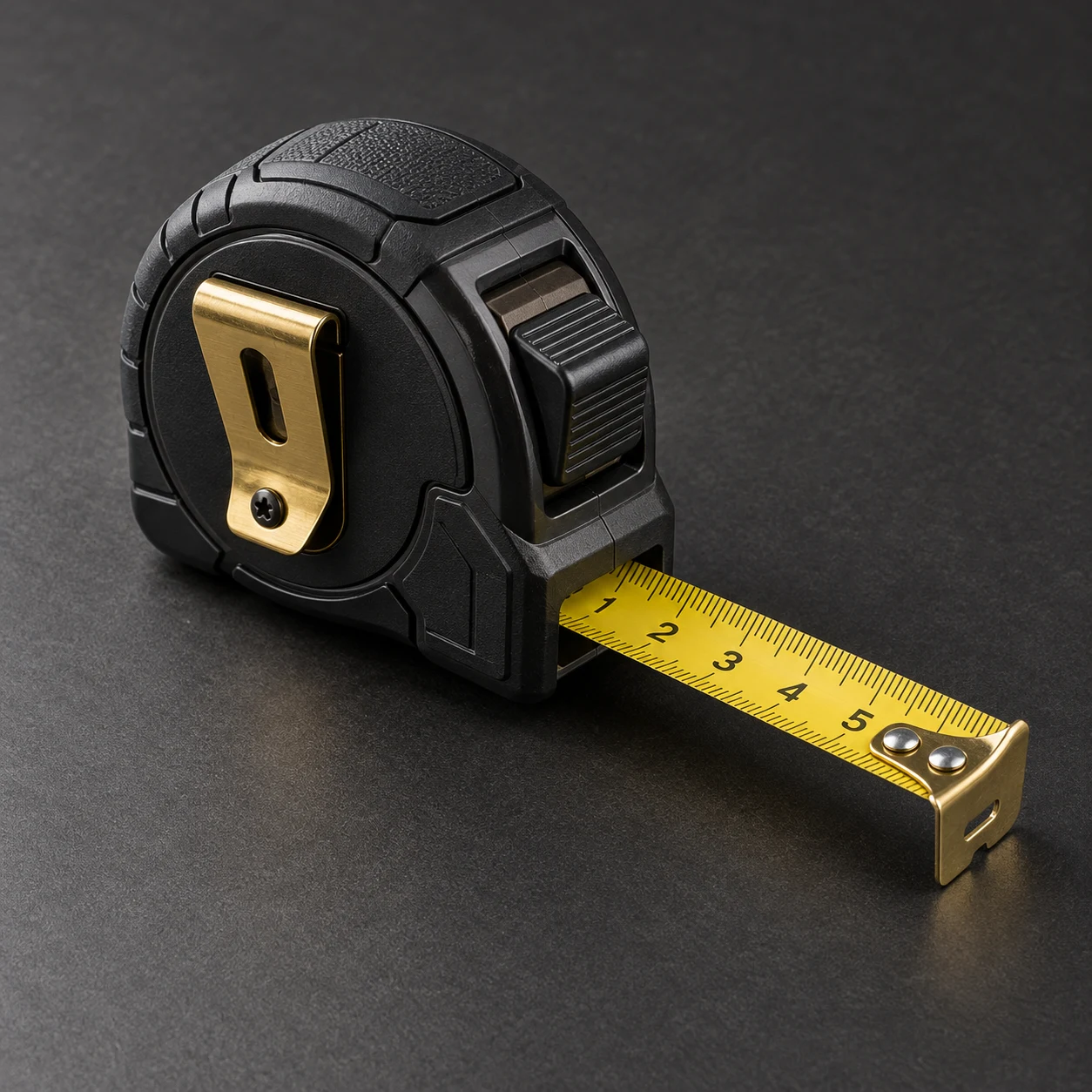 Span 3 m Tape Measure in Black / Gold